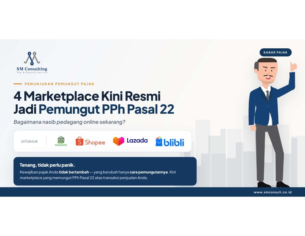 Empat Marketplace Resmi Ditunjuk sebagai Pemungut PPh Pasal 22: Bagaimana Nasib Pedagang Online Sekarang?